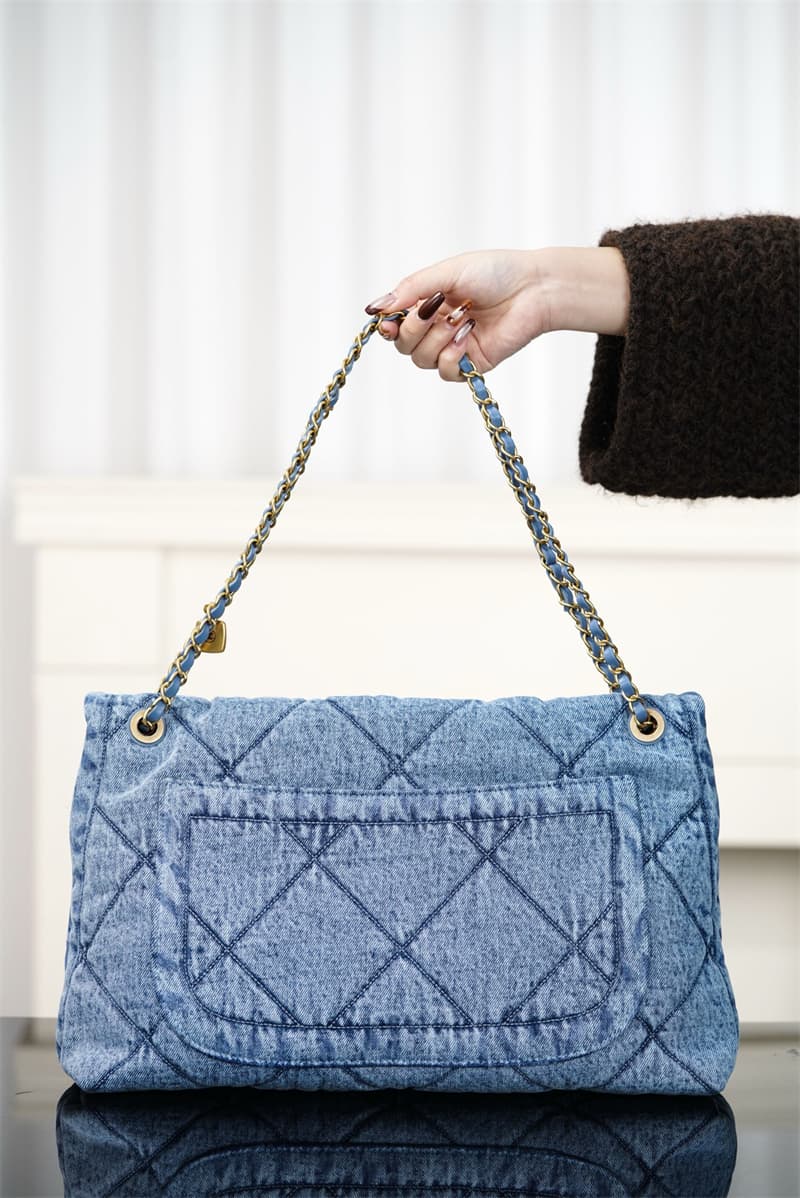 샤넬 25K 투포켓 맥시 플랩백 - Bag (샤넬) - 이미지 4