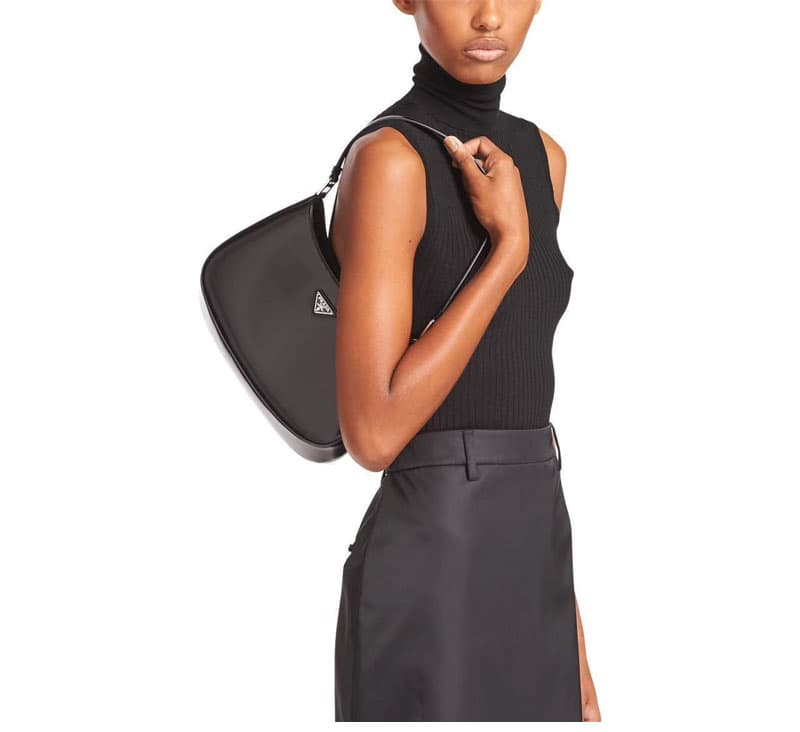 프라다 클레오 브러시드 레더 숄더백 - Bag (프라다) - 이미지 25