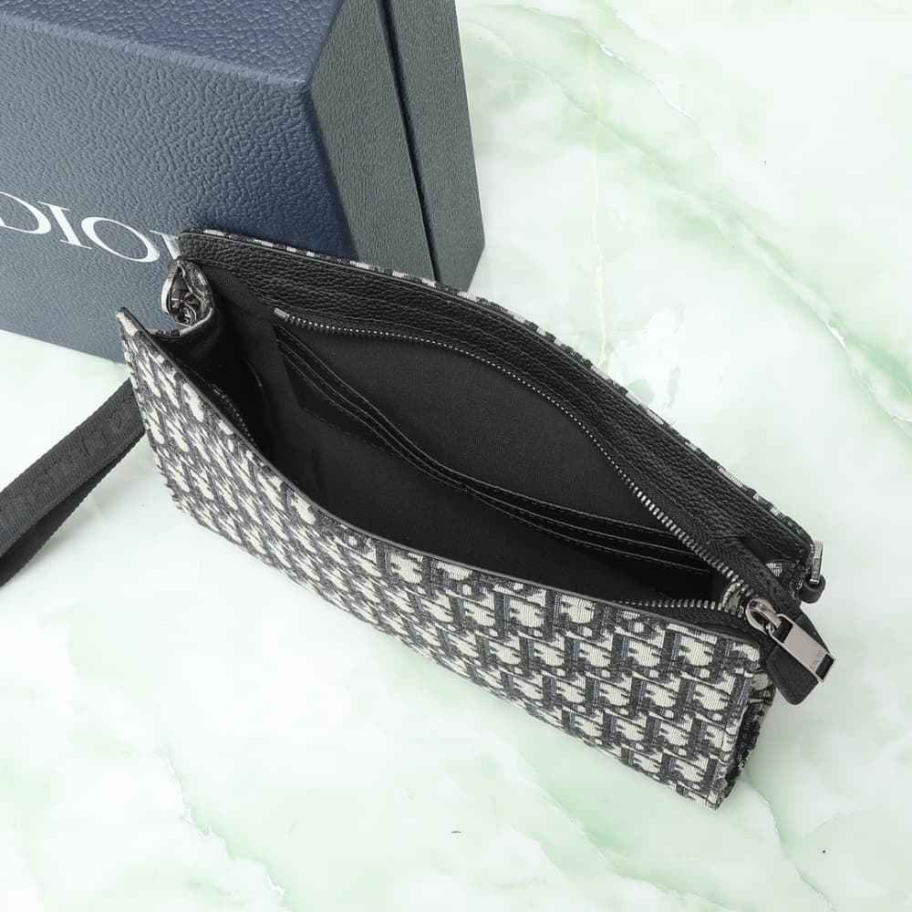 A5 Triangle Pouch - Bag (D I O R) - 이미지 8