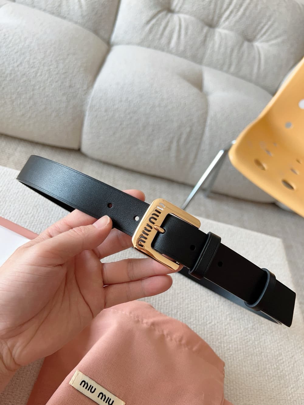 Miu Miu 2 - 벨트 (Miu Miu) - 이미지 2