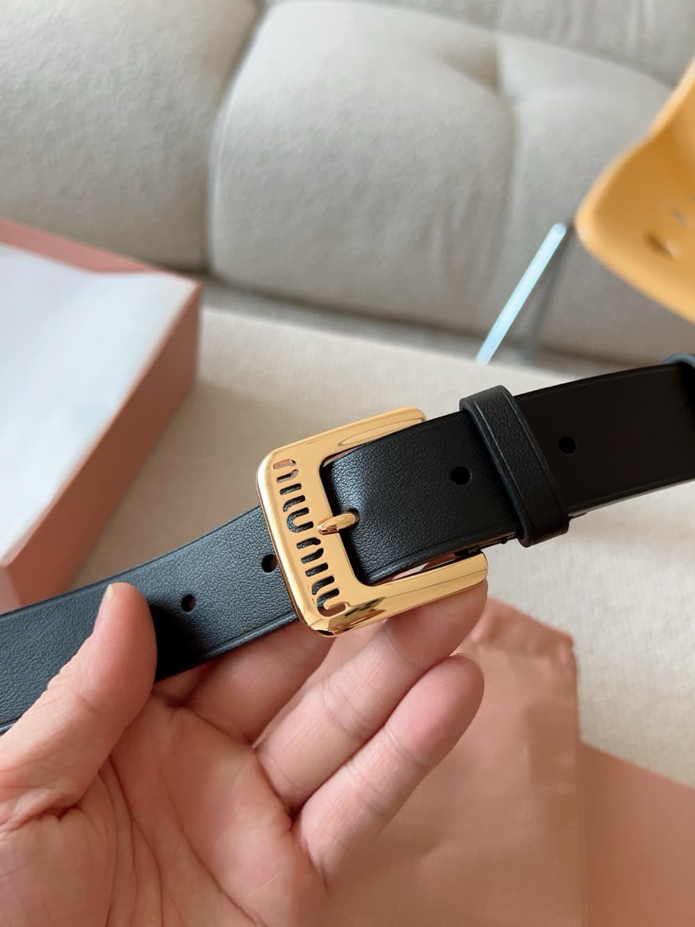 Miu Miu 2 - 벨트 (Miu Miu) - 이미지 3