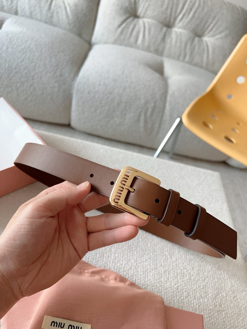 Miu Miu 2 - 벨트 (Miu Miu) - 이미지 12