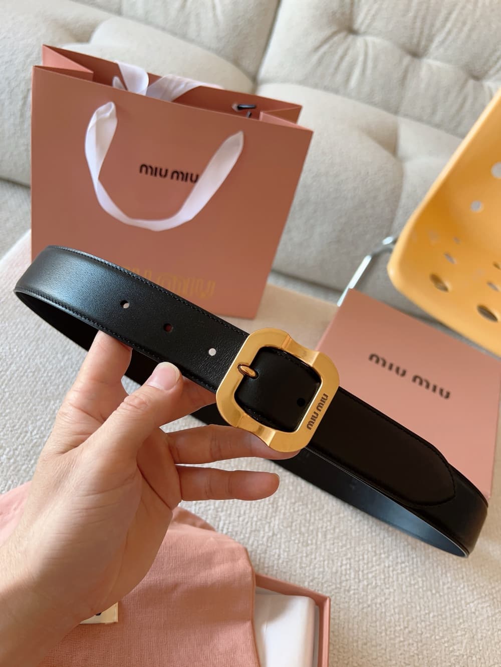 Miu Miu 3 - 벨트 (Miu Miu) - 이미지 2