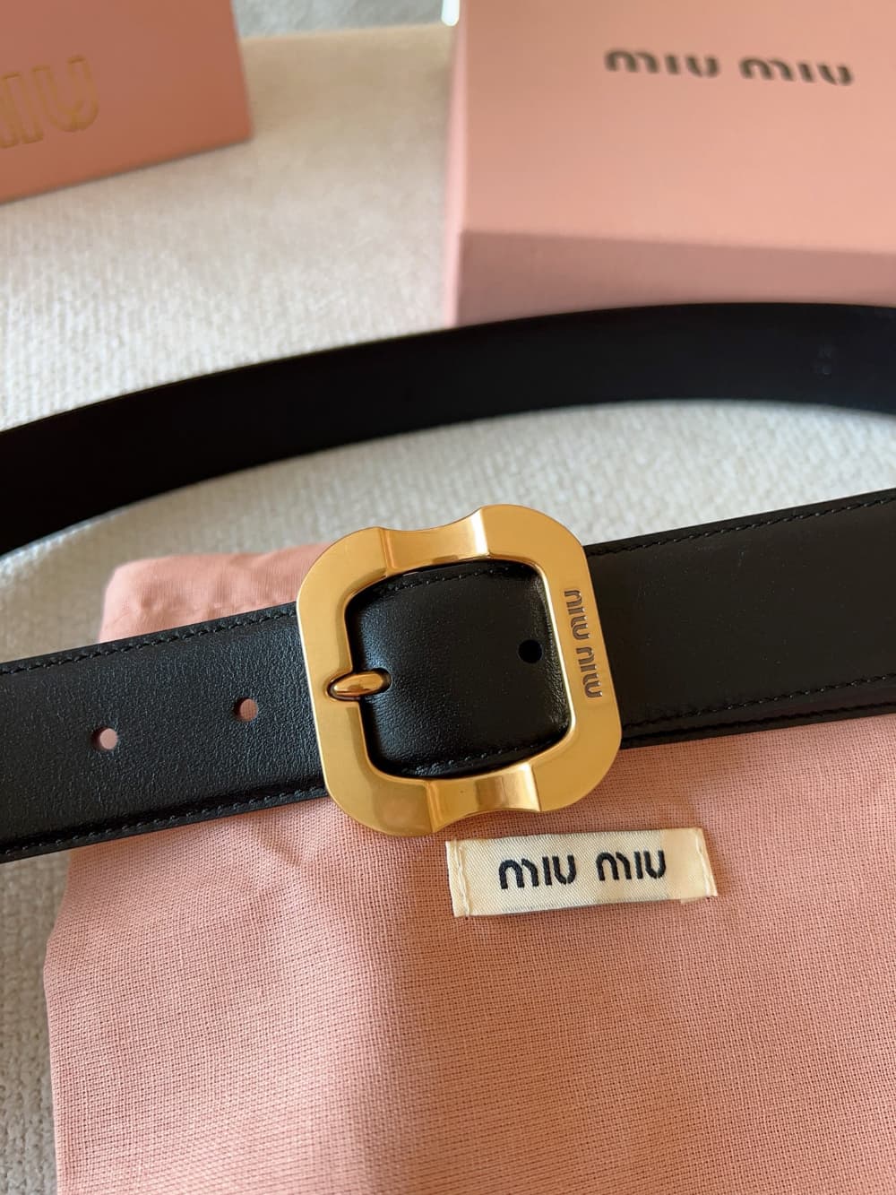 Miu Miu 3 - 벨트 (Miu Miu) - 이미지 3