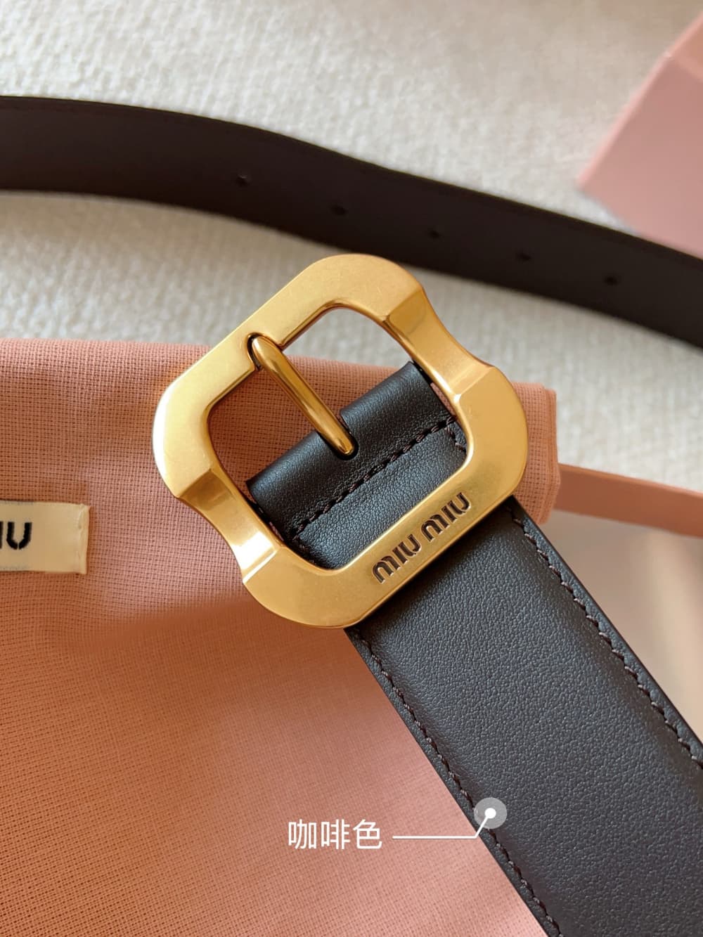 Miu Miu 3 - 벨트 (Miu Miu) - 이미지 9