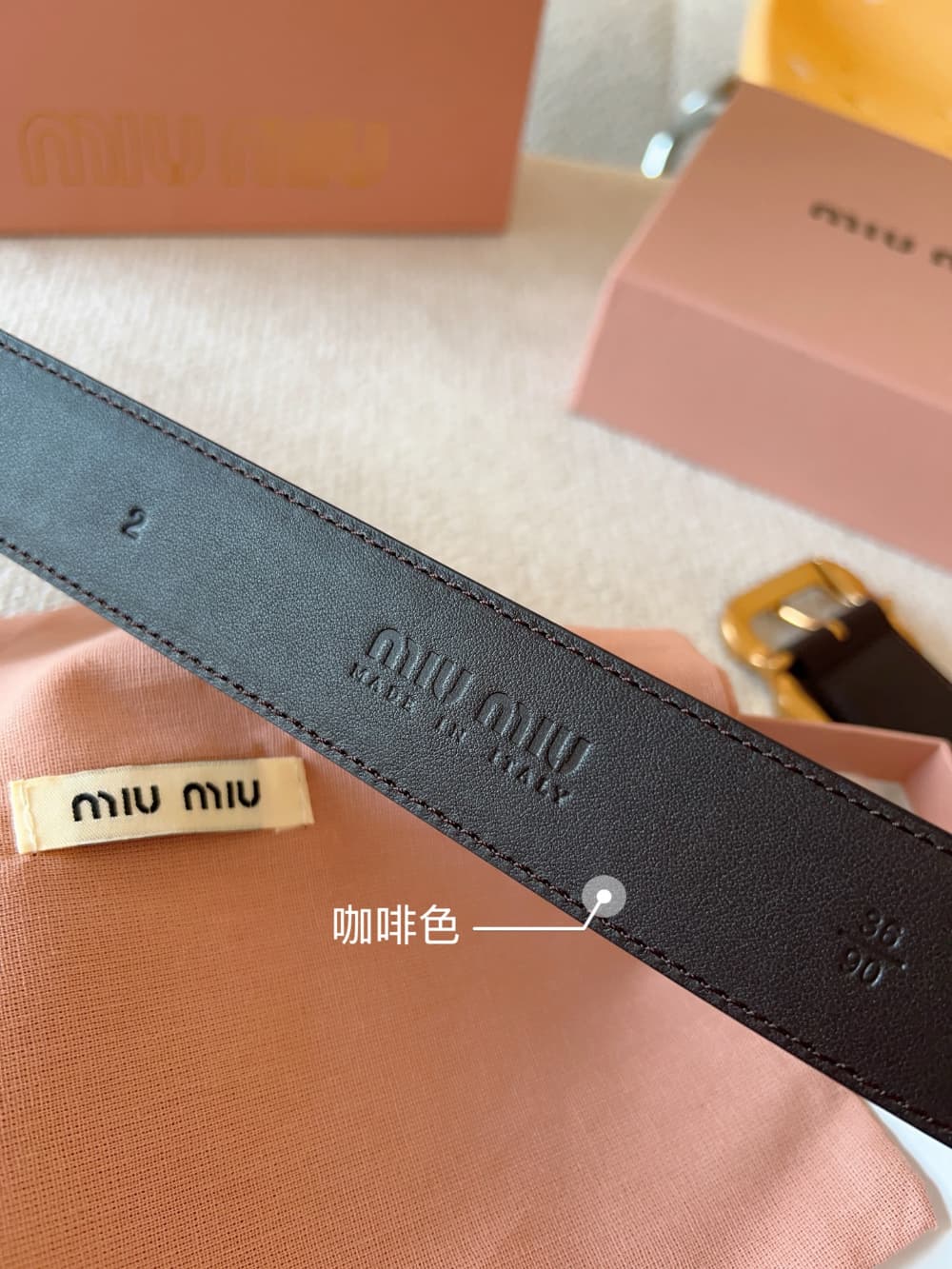 Miu Miu 3 - 벨트 (Miu Miu) - 이미지 11