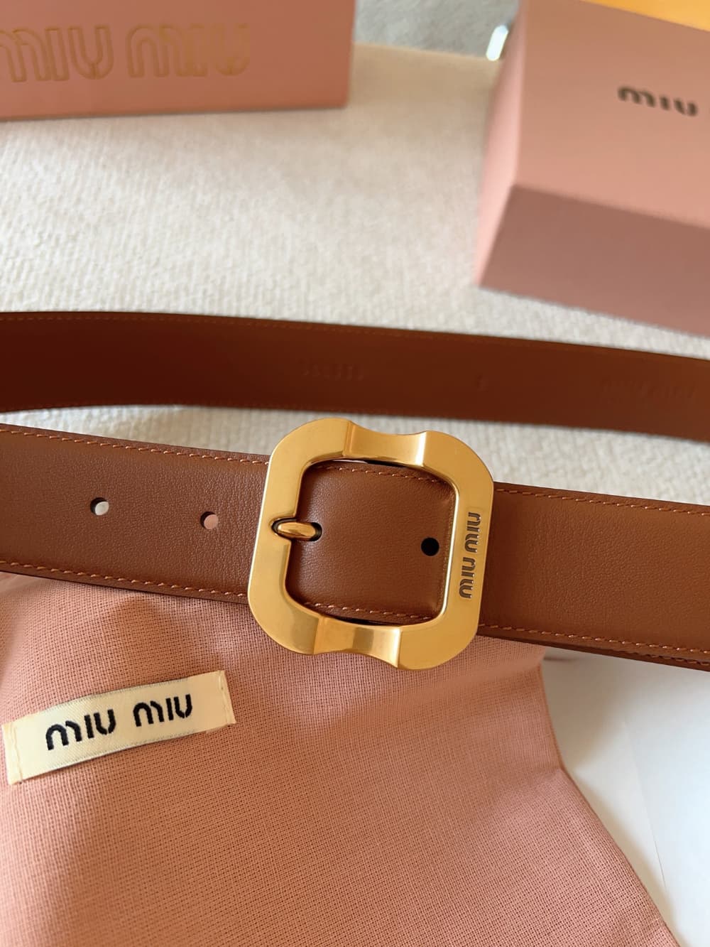 Miu Miu 3 - 벨트 (Miu Miu) - 이미지 13