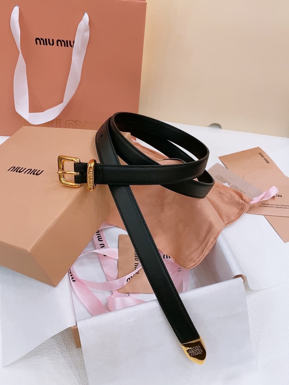 Miu Miu 4 - 벨트 (Miu Miu) - 이미지 8