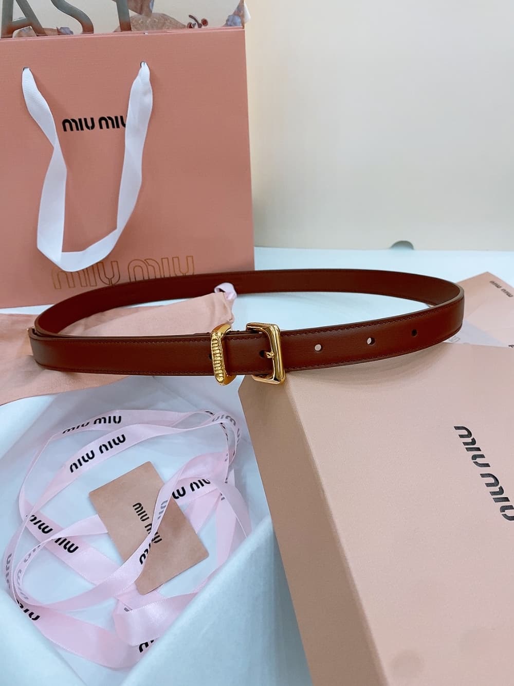 Miu Miu 4 - 벨트 (Miu Miu) - 이미지 17