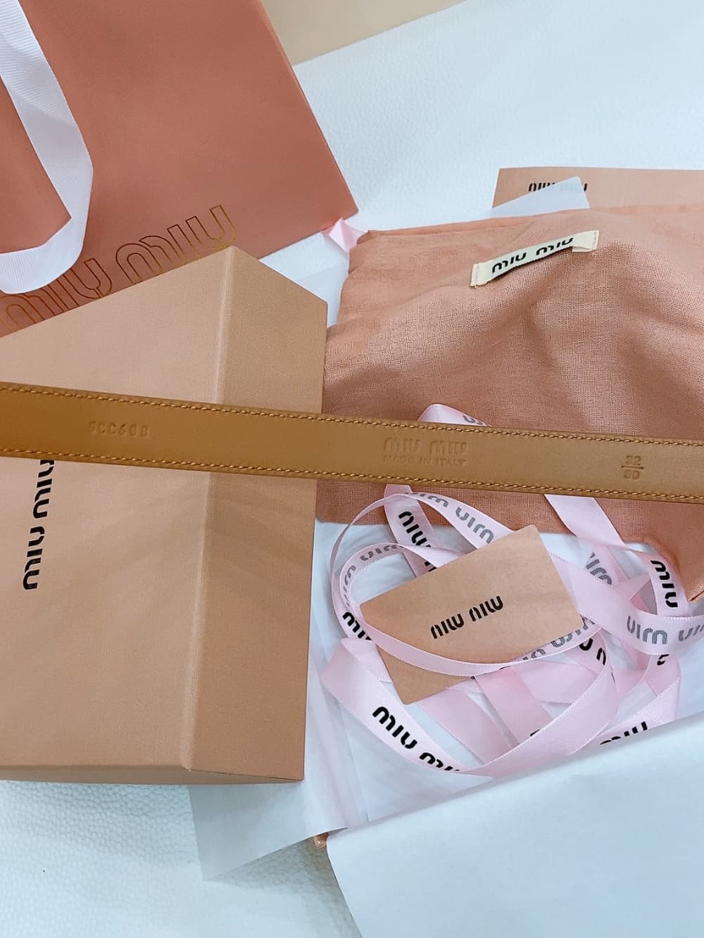 Miu Miu 5 - 벨트 (Miu Miu) - 이미지 8