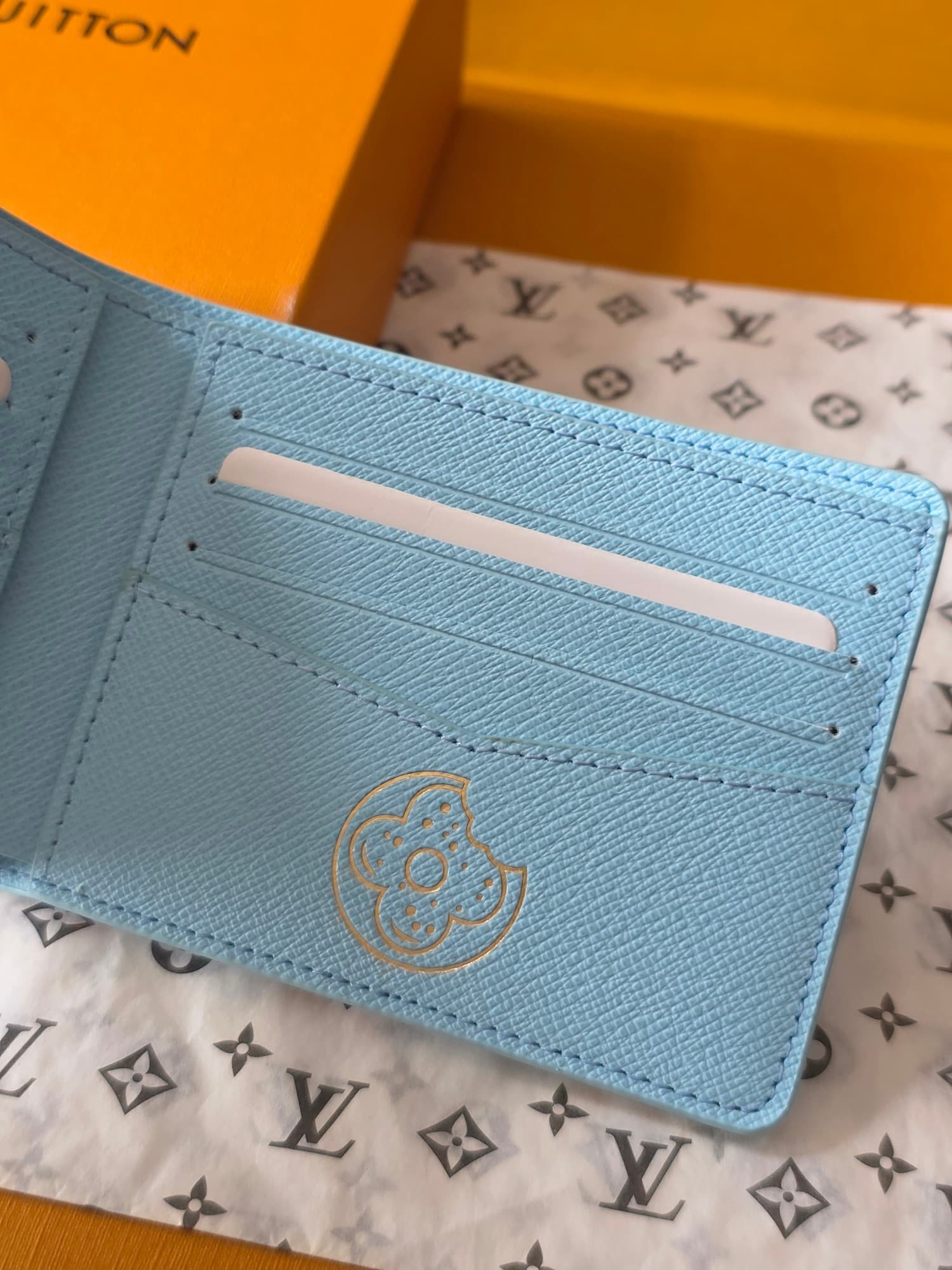 루이비통 슬렌더 월릿 모노그램 크래커 블루 - 지갑 (Louis Vuitton) - 이미지 6