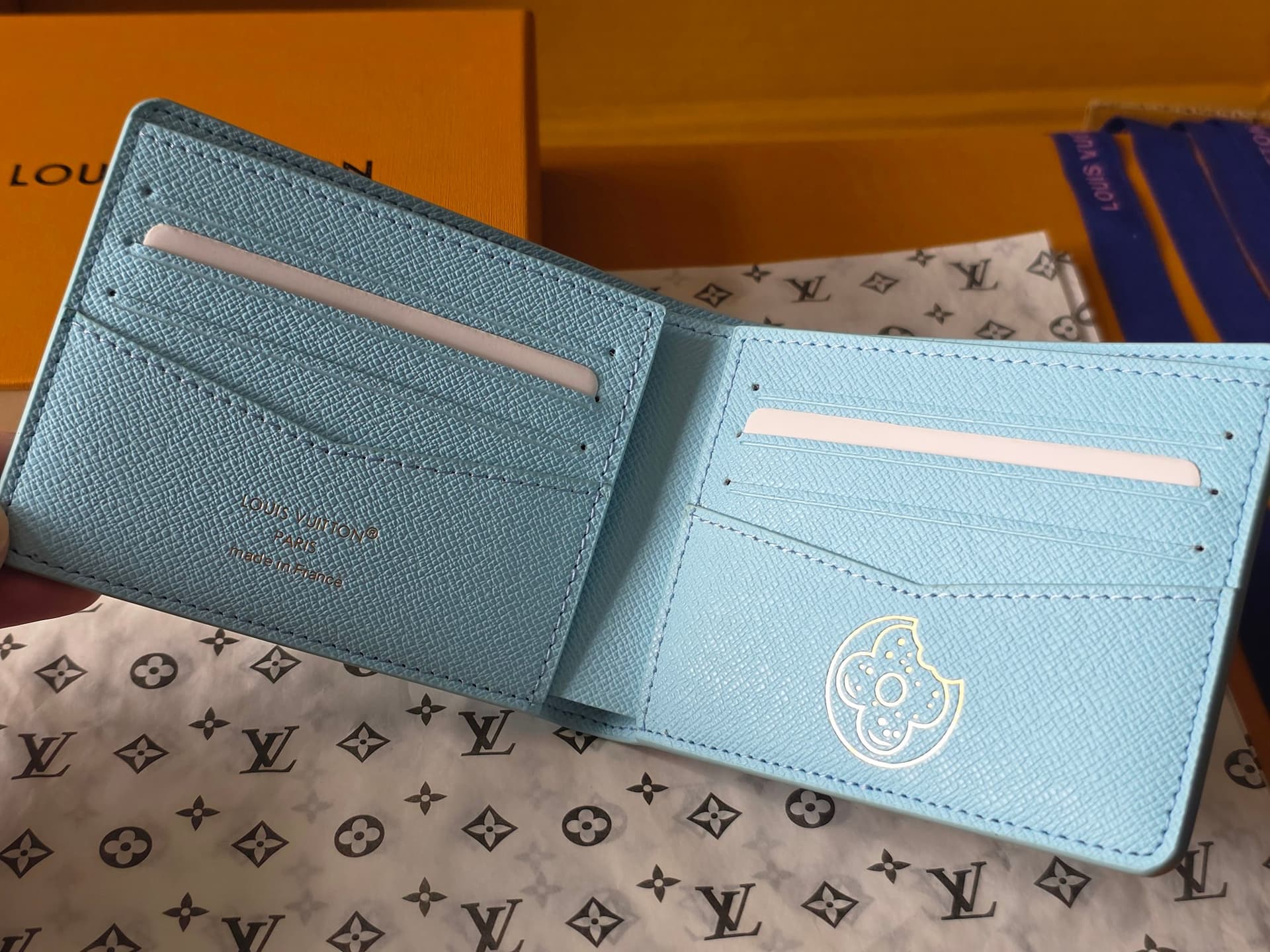 루이비통 슬렌더 월릿 모노그램 크래커 블루 - 지갑 (Louis Vuitton) - 이미지 5