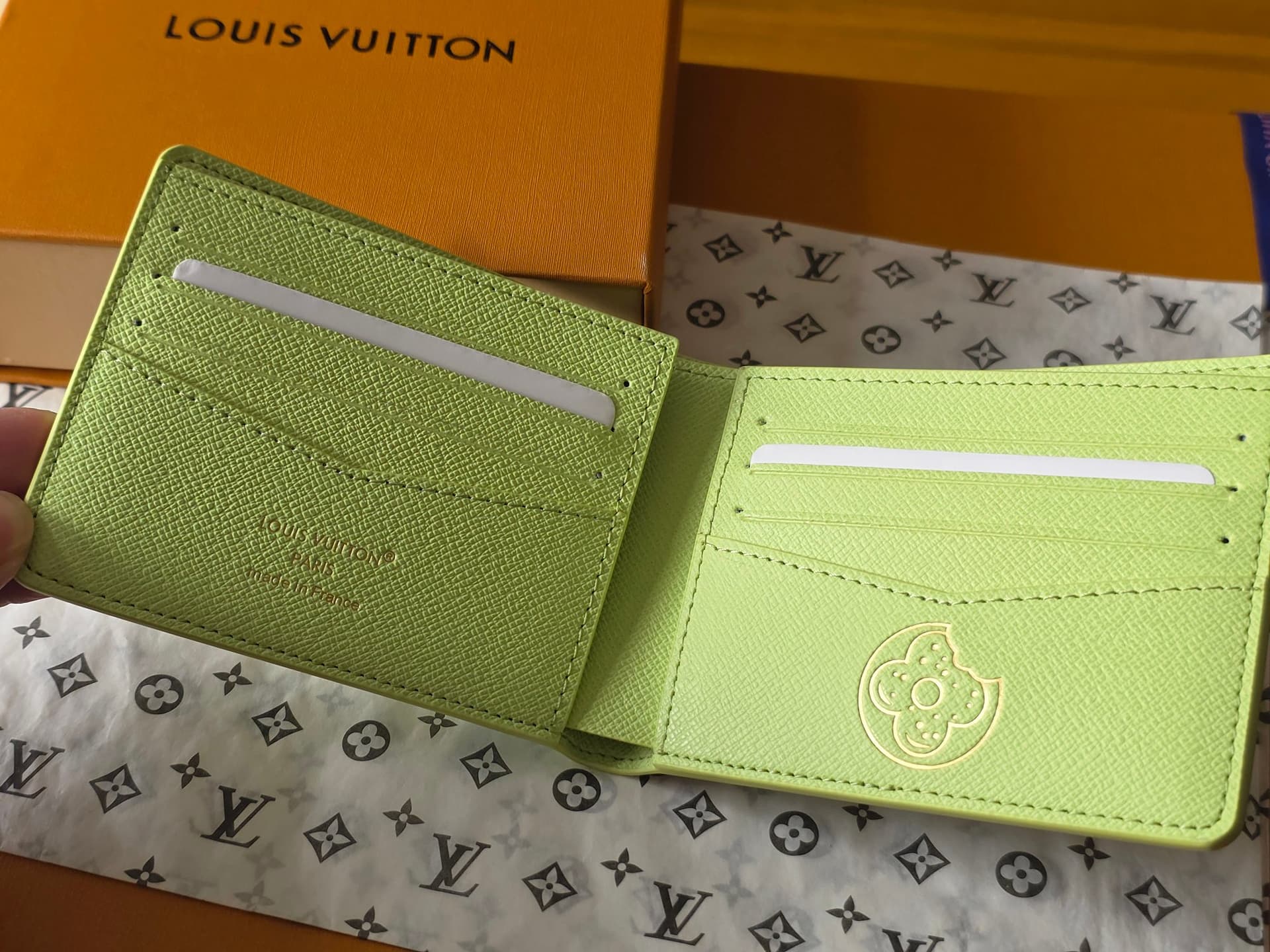 루이비통 슬렌더 월릿 모노그램 크래커 피스타치오 - 지갑 (Louis Vuitton) - 이미지 5