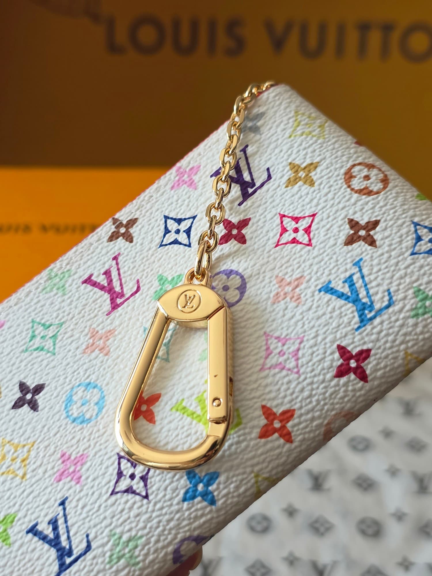 루이비통 모노그램 멀티컬러 키 파우치 - 지갑 (Louis Vuitton) - 이미지 6